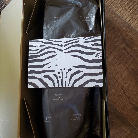 Havaianas x Dolce Gabbana Flip Flops Sz 7/8 - Picture 7 of 9